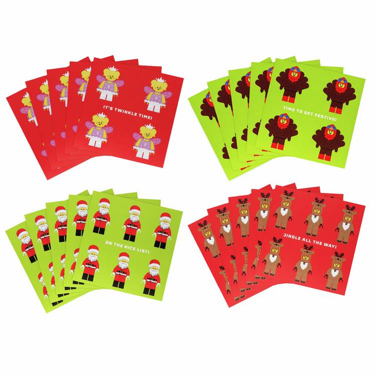 Hallmark Christmas cards mini pack of 20 with envelopes, imported from the UK