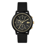Argos Lacoste Men's 12.12 Move Black Silicone Strap Watch- Buy online at McGrocer