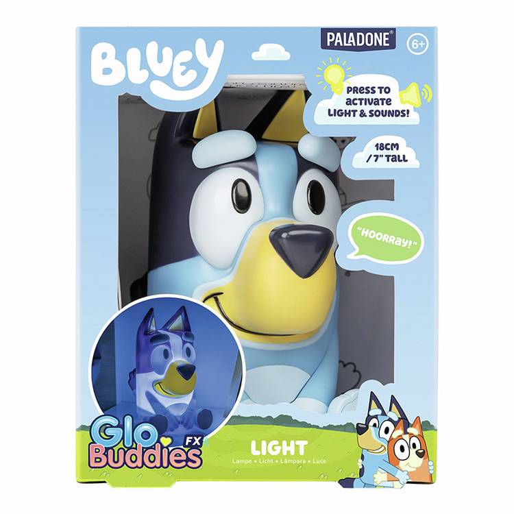 Bluey night light Lilac 10cm, imported from the UK