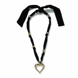 Freedom heart pendant necklace gold tone finish - British product