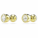 Swarovski gold tone plated crystal Imber stud earrings - British product