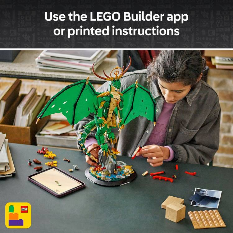 LEGO NINJAGO Guardian Dragon building kit 1650 pieces, imported from the UK