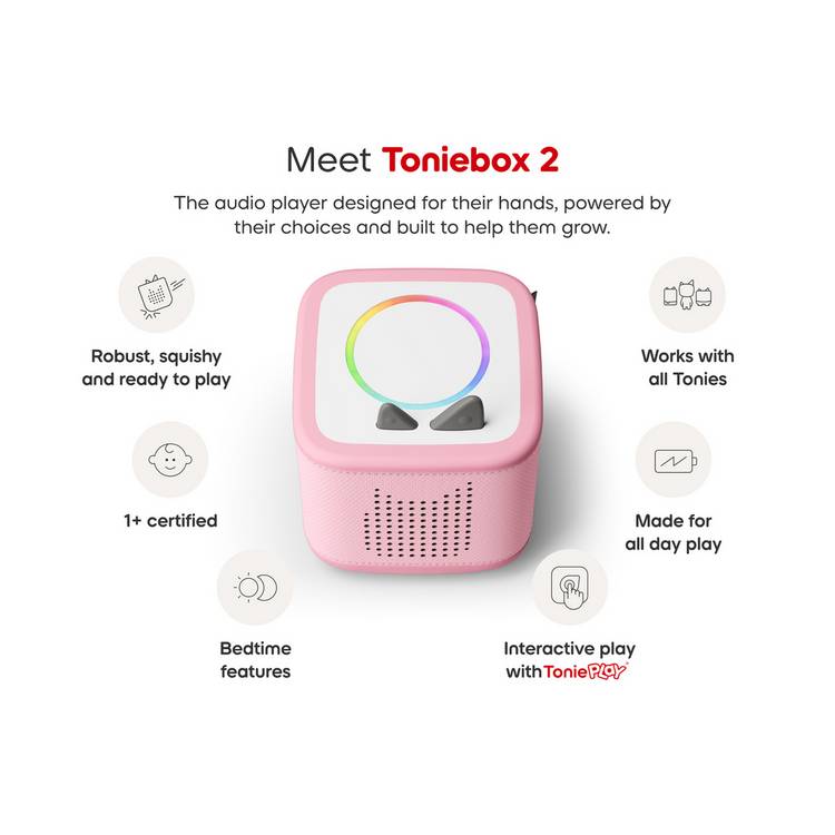 tonies Toniebox 2 play set with Lion King, imported from the UK