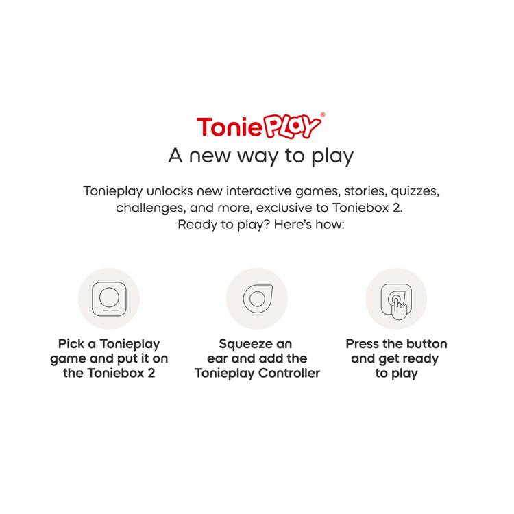 tonies Toniebox 2 play set with Lion King, imported from the UK