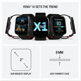 Garmin Venu X1 GPS smartwatch Moss 51mm, UK version
