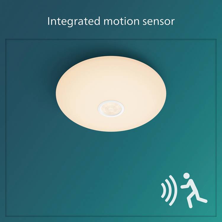 Philips PIR flush ceiling light 16W white, imported from the UK