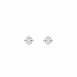 Swarovski Stilla round crystal stud earrings 4mm, UK version