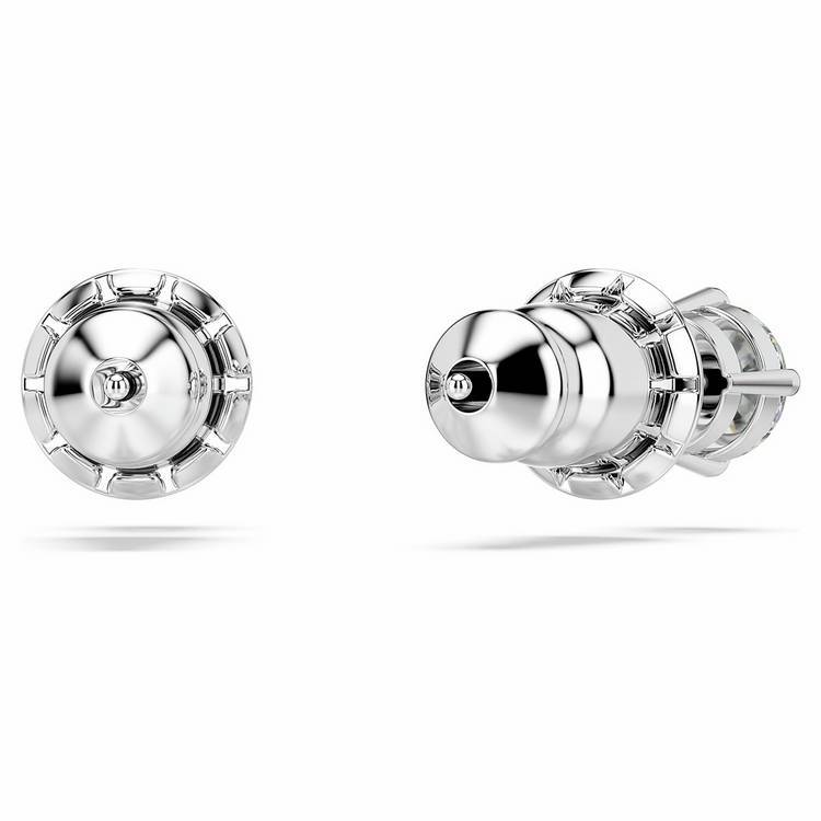Swarovski Stilla round crystal stud earrings 4mm, UK version