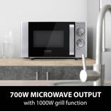 CASO Design microwave and grill grey 20L (British brand)