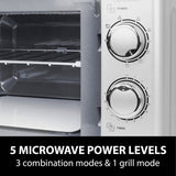 CASO Design microwave and grill grey 20L (British brand)
