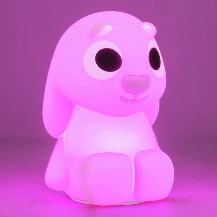 Bluey Floppy Rabbit SquishyGlo lamp pink, UK version