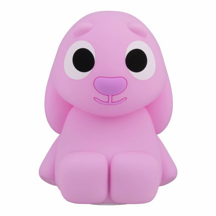 Bluey Floppy Rabbit SquishyGlo lamp pink, UK version