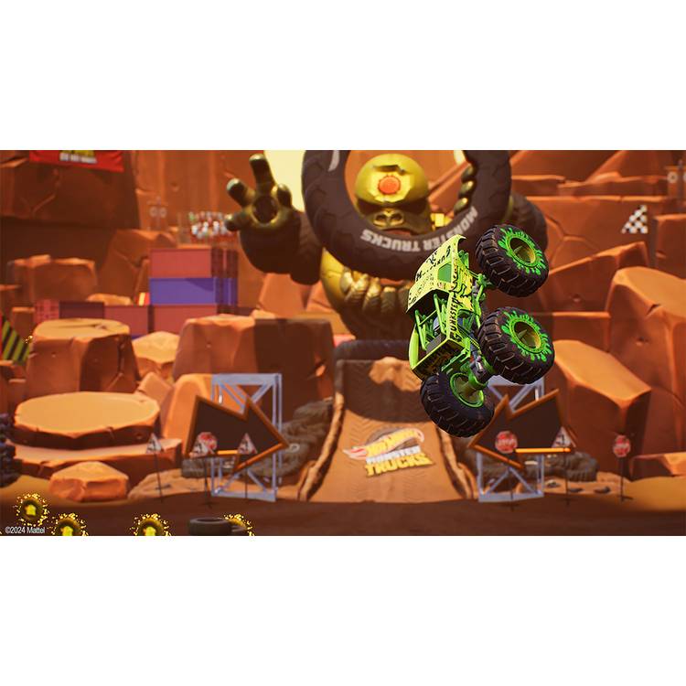 Hot Wheels Monster Trucks Stunt Mayhem Deluxe Edition Switch game, UK version
