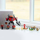 LEGO Sonic Knuckles vs Dr Eggman Crusher set, imported from the UK
