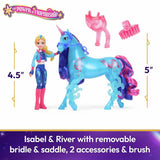 Unicorn Academy Isabel and River Refresh doll set, UK version