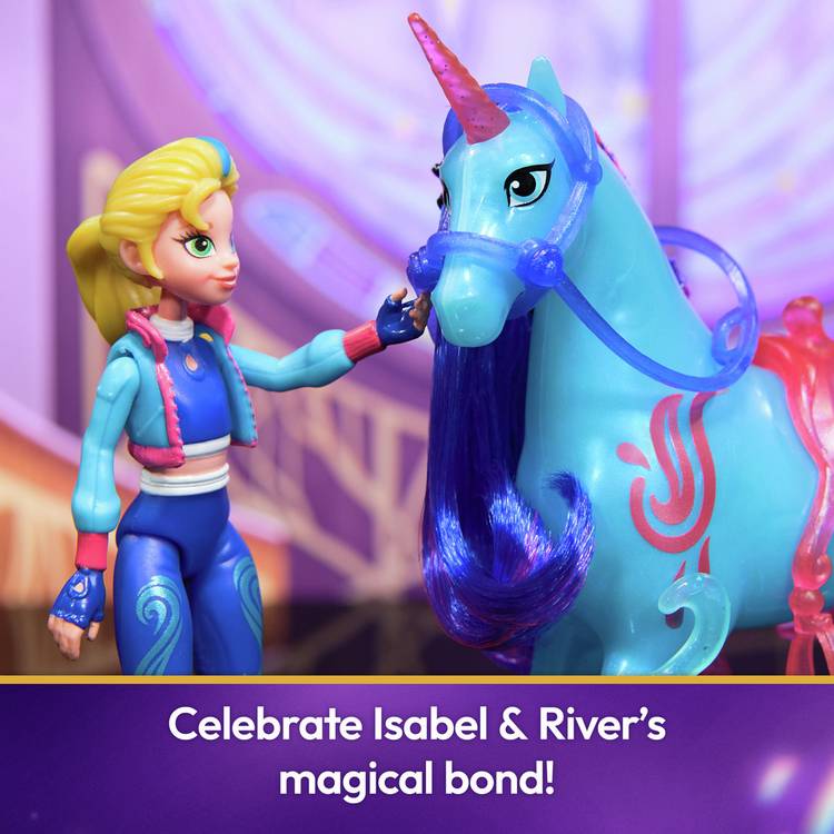 Unicorn Academy Isabel and River Refresh doll set, UK version