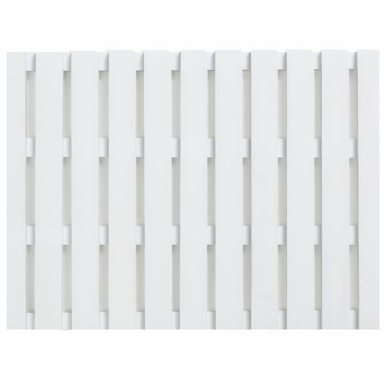 Habitat white bamboo duckboard (British brand)