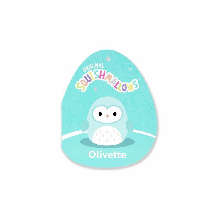 Squishmallows soft toy Teal Olivette 7.5 inch, UK version