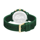 Lacoste men's green silicone strap watch, UK version
