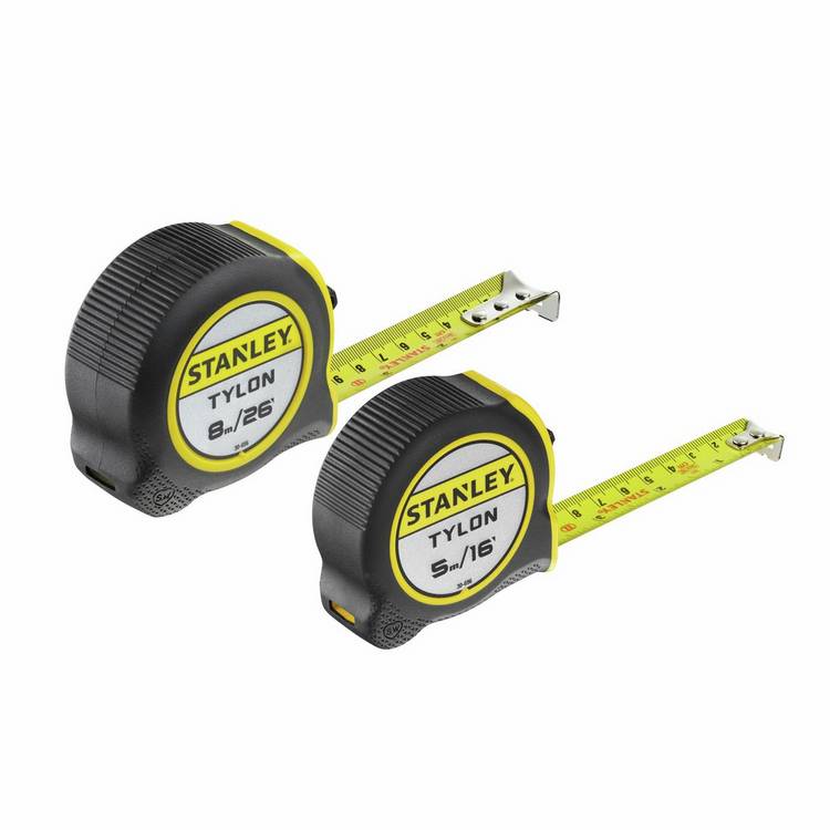 Stanley tape measure twin pack 5m 8m, UK version
