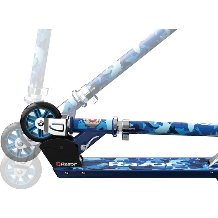 Razor shark camo aluminium kids scooter, imported from the UK