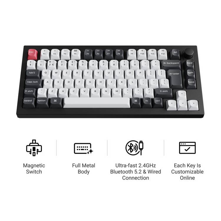 Keychron Q1 wireless mechanical keyboard, UK version