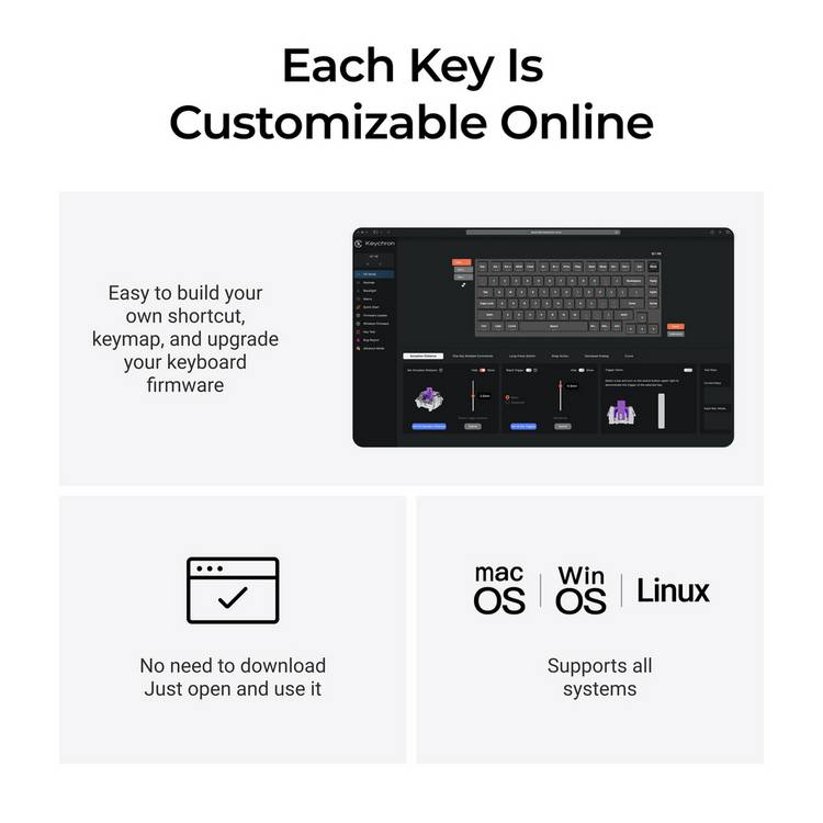 Keychron Q1 wireless mechanical keyboard, UK version