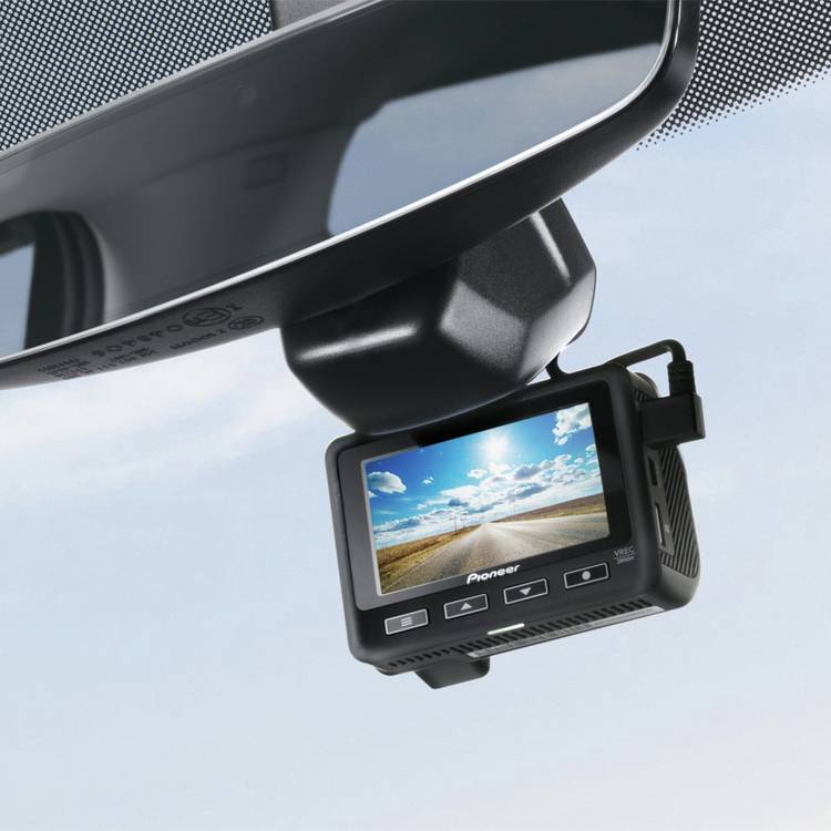 Pioneer dash cam 4K front camera, compact design, imported from the UK