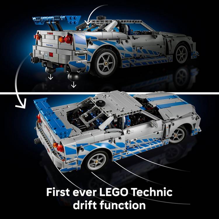 LEGO Technic Nissan Skyline GT-R R34 model kit - British product