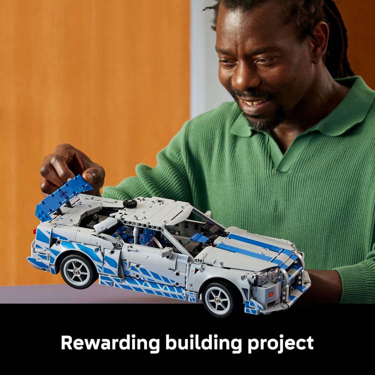LEGO Technic Nissan Skyline GT-R R34 model kit - British product