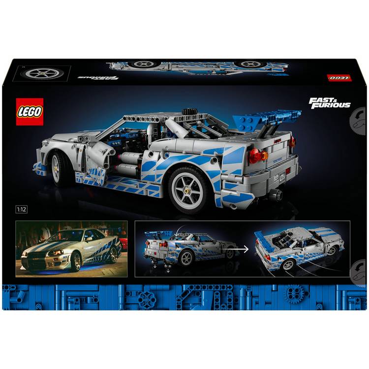 LEGO Technic Nissan Skyline GT-R R34 model kit - British product