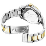 Jacques Du Manoir blue dial two tone watch (British brand)