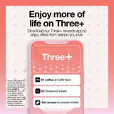Three Pay As You Go 10GB Data SIM card (British brand)