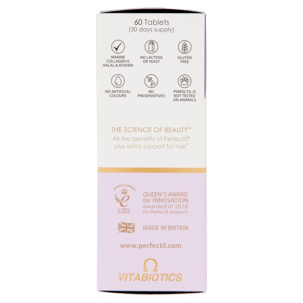 Vitabiotics Perfectil Plus Hair - 60 Tablets GOODS Superdrug