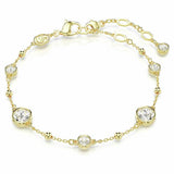 Argos Swarovski Gold Tone Plated Crystal Imber Bracelet- Buy online at McGrocer