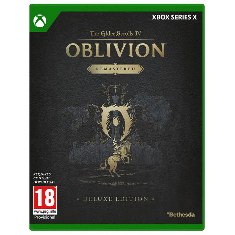 Elder Scrolls Oblivion Remastered Deluxe Edition Xbox game, UK version