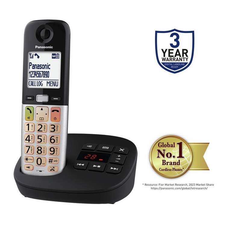 Panasonic KX-TGU4 cordless phone with answer machine, imported from the UK