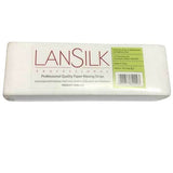 Lansilk professional quality paper waxing strips 100 count - British product