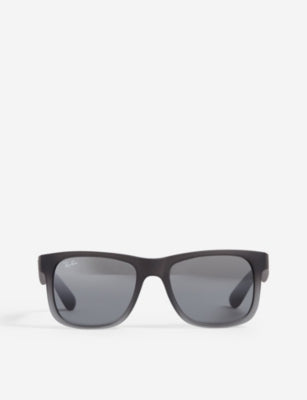 Ray-Ban Justin square-frame sunglasses, imported from the UK