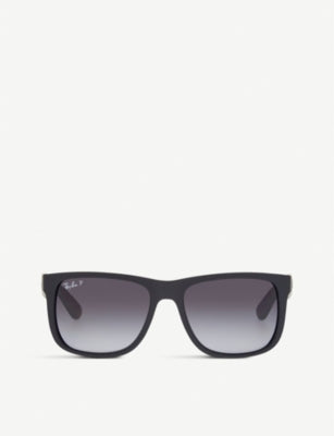 Ray-Ban square polarised sunglasses with rubber frames - British product