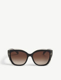 Tiffany & Co cat-eye sunglasses brown gradient, imported from the UK