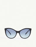 Tiffany & Co cat-eye sunglasses with gradient lenses, imported from the UK