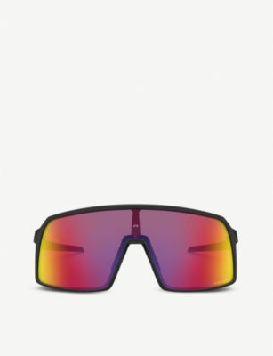 Oakley Sutro sunglasses square frames mirrored lenses, UK version