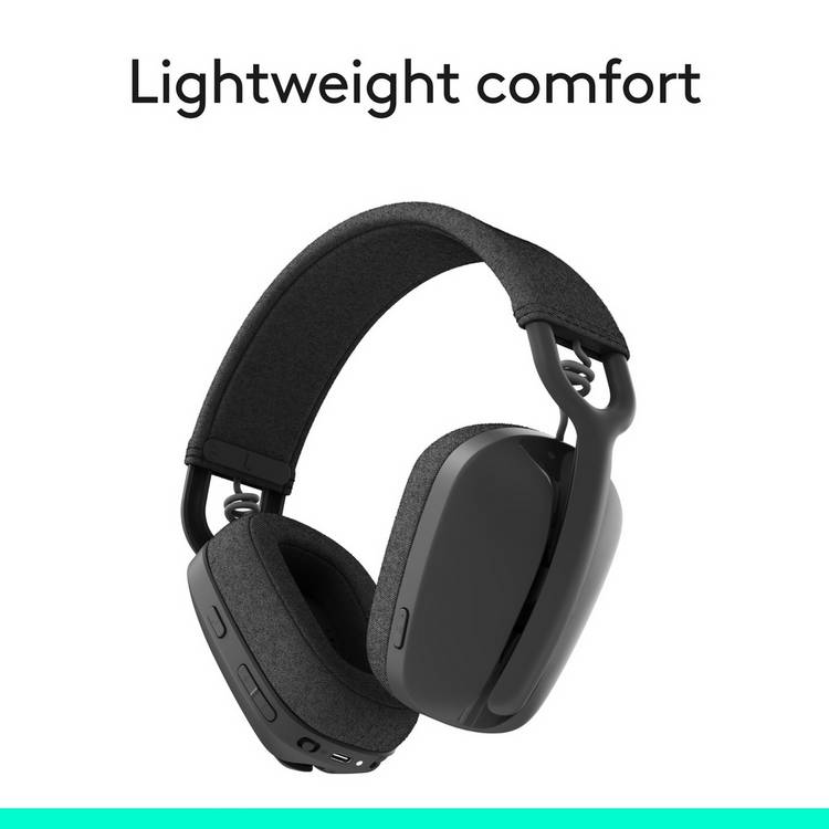 Logitech Zone Vibe 100 wireless headset, imported from the UK