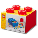 Argos LEGO Brick Drawer 4 Knobs Red Storage Drawer 25cm x 25cm x 18cm- Buy online at McGrocer