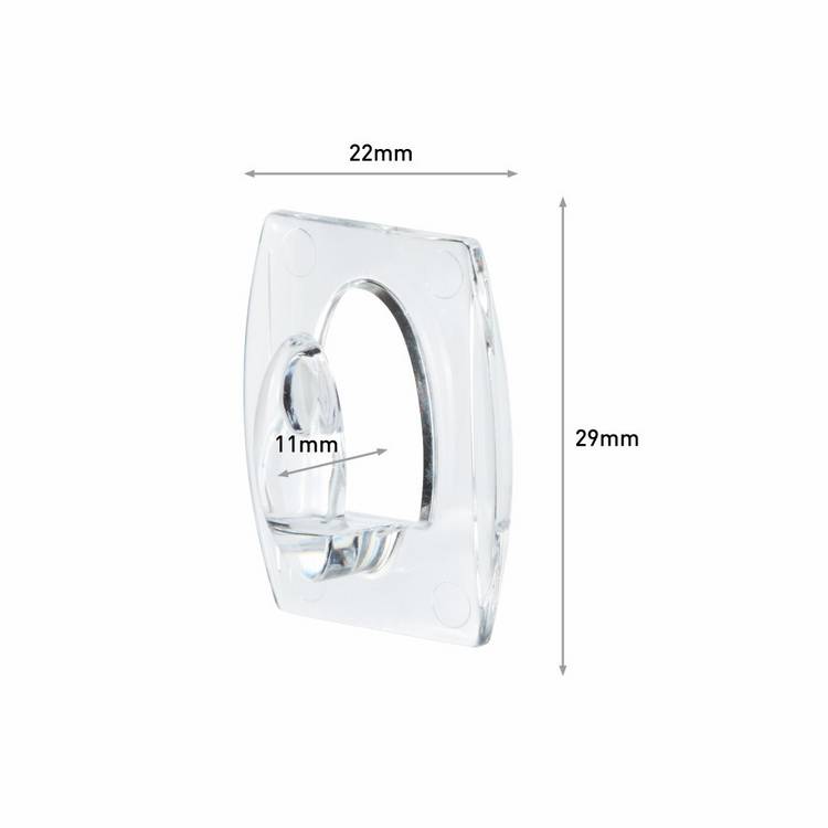 Command Mini Clear Hooks pack of 30 (British brand)