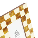 Habitat chequered resin picture frame 4x6 inch (British brand)