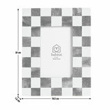 Habitat chequered resin picture frame 4x6 inch (British brand)