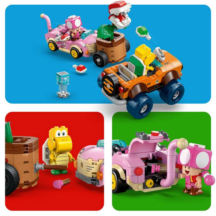 LEGO Super Mario Kart Piranha Plant Power-Up Pursuit 588 pieces, imported from the UK