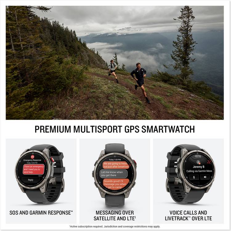 Garmin Fenix 8 Pro smartwatch 47mm, imported from the UK